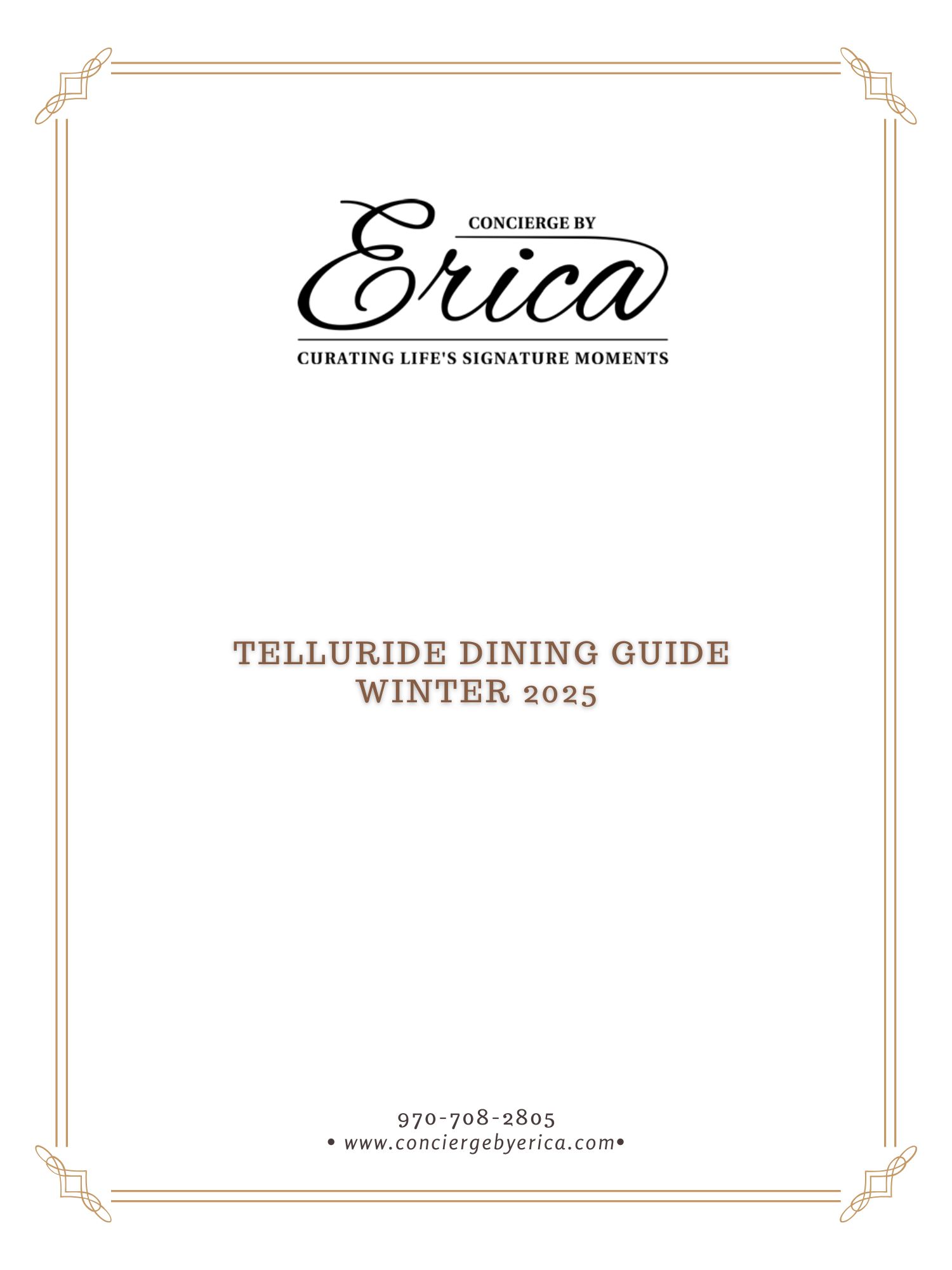 2025 Dining Guide